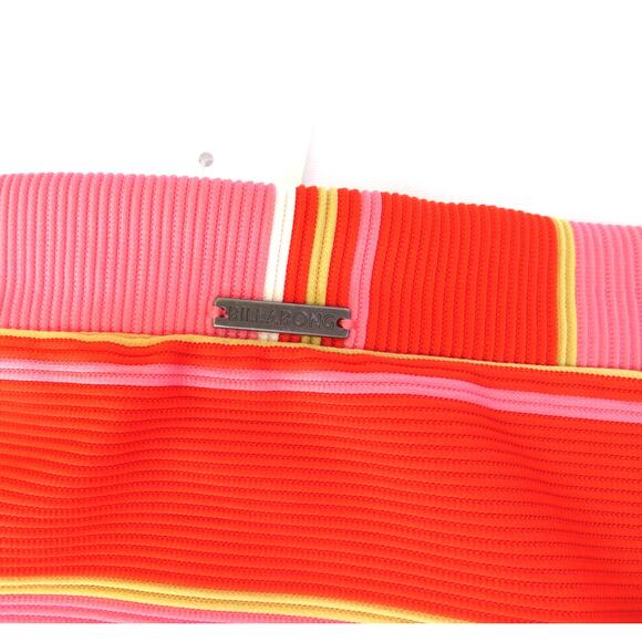 New BILLABONG Tan Lines Maui Rider Bikini Bottom Pink/Red Women's Sz L (12) - Picture 4 of 6